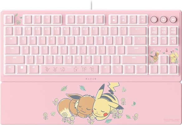 RAZER ORNATA V3 TENKEYLESS - Pokemon Pikachu/Eevee Ed. - US Layout