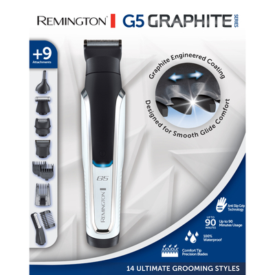 Remington PG5000 Graphite Series G5 Multigroomer Σετ Κουρευτικής Μηχανής