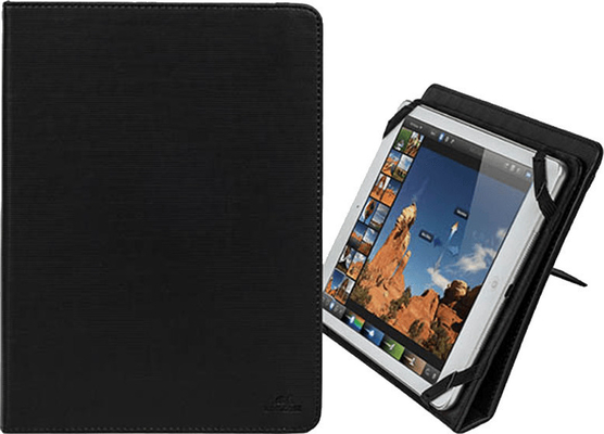 Rivacase Gatwick 3217 Flip Cover Δερματίνης (Universal 10") (Black)