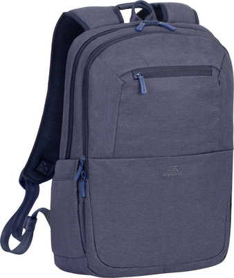 Rivacase Suzuka 7760 Αδιάβροχη Τσάντα Πλάτης για Laptop 15.6"  (Blue)
