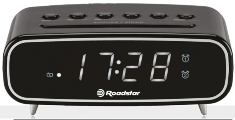 ROADSTAR CLR-2310/BK Ψηφιακό Ξυπνητήρι Ραδιο-Ρολόι