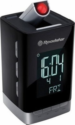 Roadstar CLR-2496P Επιτραπέζιο Ψηφιακό Ρολόι με Ξυπνητήρι & Ραδιόφωνο