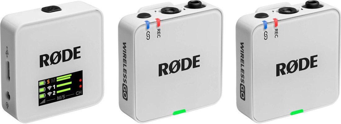 RODE Wireless GO 3RD GEN White Ασύρματο Μικρόφωνο Πέτου (Σετ)