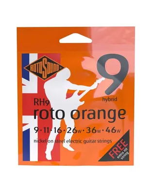 ROTOSOUND RH9 Roto Orange Χορδές Ηλεκτρικής Κιθάρας Nickel On Steel .009-.046 Hybrid