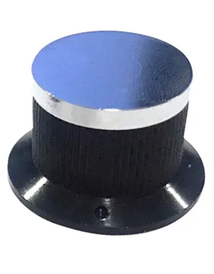 SAMWOO WSA12CR Καπάκι Ποτενσιόμετρου με βίδα Black-Chrome