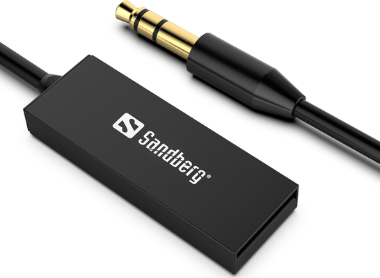 Sandberg Bluetooth 5.0 Receiver με θύρα εξόδου 3.5mm Jack και Μικρόφωνο.(450-11)