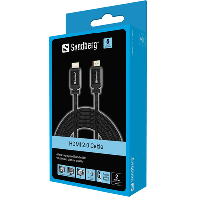 SANDBERG HDMI 2.0 CABLE 8K, 2M (509-14)