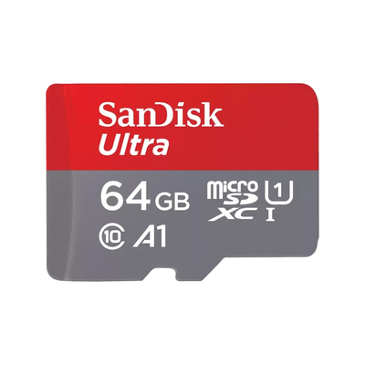 SanDisk SDSQUAB-064G-GN6MA Ultra microSDXC 64GB + SD Adapter 140MB/s&nbsp; A1 Class 10 UHS-I