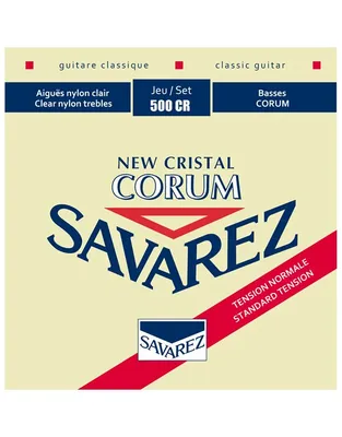 SAVAREZ 500CR Χορδές Κλασικής Κιθάρας New Cristal Corum Normal Tension