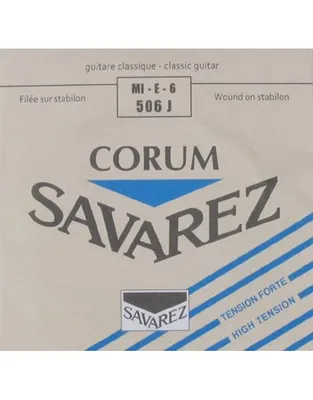 SAVAREZ 506J Xορδή Kλασικής Kιθάρας Corum - 6η χορδή (Μι), High Tension  .0437