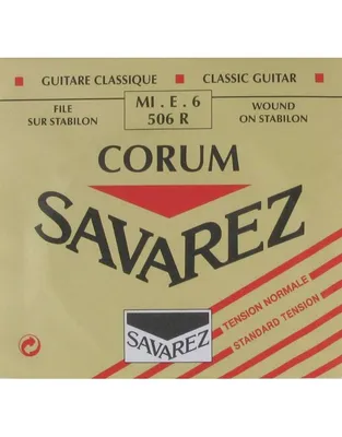 SAVAREZ 506R Xορδή Kλασικής Kιθάρας Corum - 6η χορδή (Μι), Normal Tension  .0429