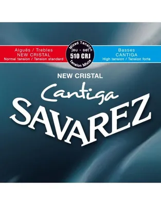 SAVAREZ 510CRJ Χορδές Κλασικής Κιθάρας New Cristal Cantiga Mixed Tension