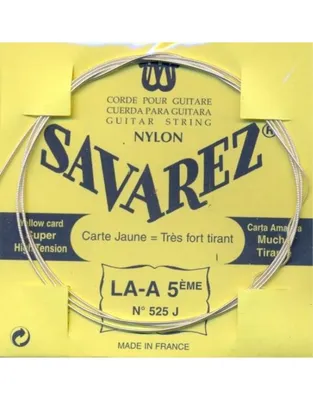 SAVAREZ 525J Xορδή Kλασικής Kιθάρας Traditional - 5η χορδή (Λα) Super High Tension .0352