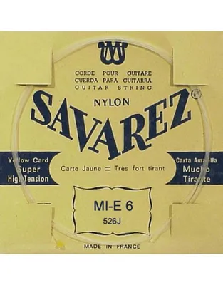 SAVAREZ 526J Xορδή Kλασικής Kιθάρας Traditional - 6η χορδή (Μι) Super High Tension .0437