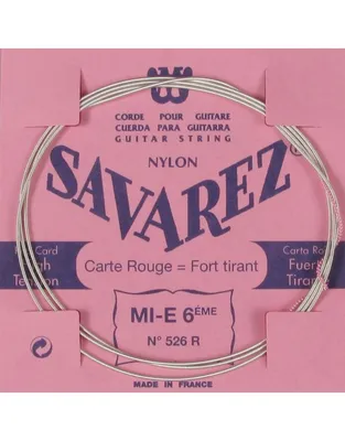 SAVAREZ 526R Χορδή Κλασικής Κιθάρας Traditional - 6η χορδή (Μι), High Tension .0421