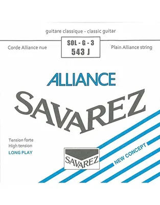 SAVAREZ 543J Χορδή Κλασικής Κιθάρας Alliance KF - 3η χορδή (Σολ) High Tension .0339