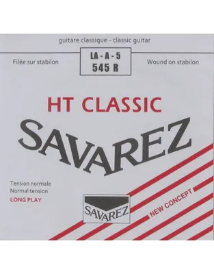 SAVAREZ 545R Xορδή Kλασικής Kιθάρας HT Classic - 5η χορδή (Λα), Normal Tension .0337