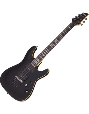 SCHECTER Demon-6 Satin Aged Black Satin Ηλεκτρική Κιθάρα