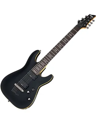 SCHECTER Demon-7 Satin Aged Black Satin Ηλεκτρική Κιθάρα 7 -Xορδη