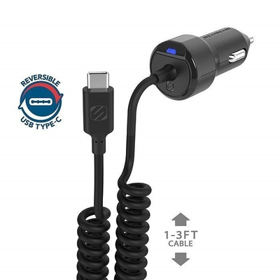 Scosche CPDC83-SP USB-C Φορτιστής Αυτοκινήτου Black