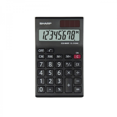 SHARP EL-310ANWH POCKET (8 ΨΗΦΙΩΝ) Αριθμομηχανή