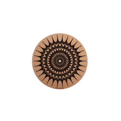SIMPLY ANALOG CORK TURNTABLE PLATTER MAT (IRIS PRINTED).038021
