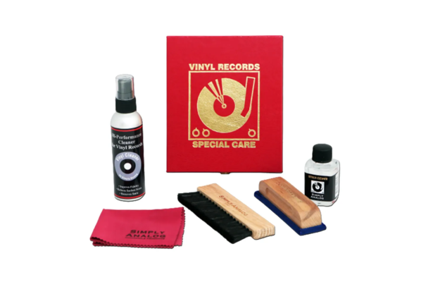 Simply Analog Vinyl Record Cleaning Boxset Deluxe Edition - Κόκκινο