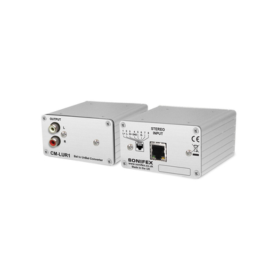 SONIFEX Balanced to Unbalanced Converter, Passive, RJ45 to