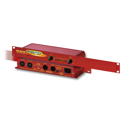 SONIFEX Dual Microphone Amplifier With Gain Control (1U)