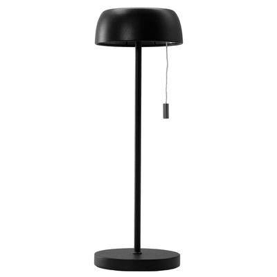 SONORA CLAIRE BLACK Επαναφορτιζόμενο επιτραπέζιο φωτιστικό LED με ασύρματη φόρτιση, 2.2W