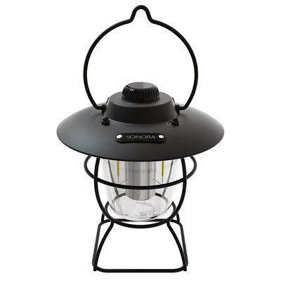 SONORA LILY BLACK Επαναφορτιζόμενο φαναράκι LED εξωτερικού χώρου, 3.2W