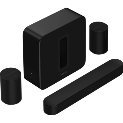Sonos 5.1 Premium Immersive Set Beam Gen2 + 2xEra 100 SL + Sub 4 Black