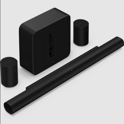 Sonos Arc Ultra Premium Immersive Set (Arc Ultra + 2xEra 100SL + Sub 4) Black
