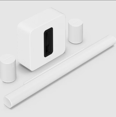 Sonos Arc Ultra Premium Immersive Set (Arc Ultra + 2xEra 100SL + Sub 4) White