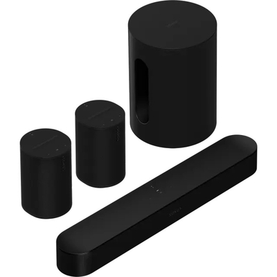 Sonos Immersive set with Beam Gen2+Sub Mini+Era100SL (Black)