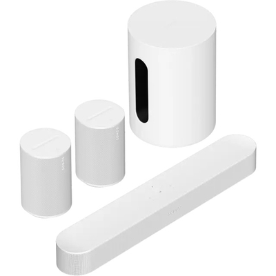 Sonos Immersive set with Beam Gen2+Sub Mini+Era100SL (White)
