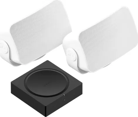 Sonos Outdoor with Amplifier Σετ Ηχεία Εγκαταστάσεων Outdoor with Amplifier σε Λευκό Χρώμα