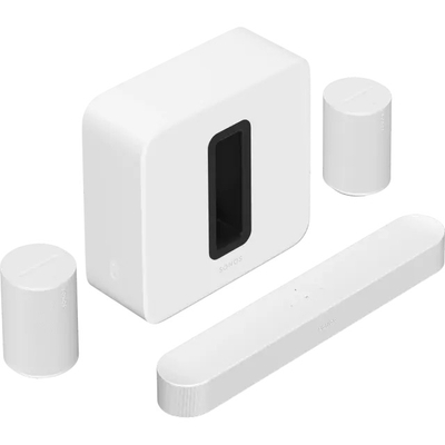 Sonos Premium immersive set with Beam Gen2+Sub+Era100 (White)