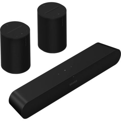 Sonos Ray Surround Set (Sonos Ray & 2xEra 100SL) Black