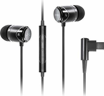 SoundMagic E11D In-ear Handsfree με Βύσμα USB-C Μαύρο