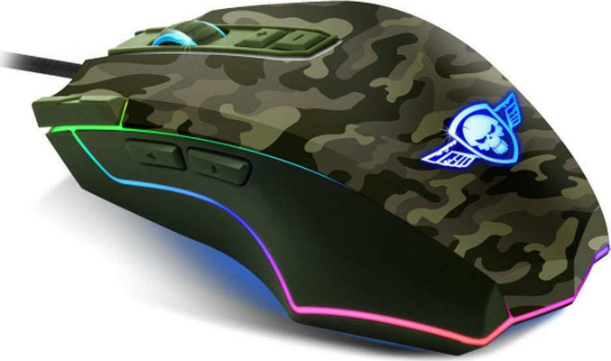 Spirit of Gamer M50 Army Edition RGB Gaming Ποντίκι