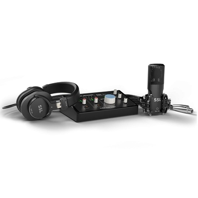 SSL2+ Recording Pack Σετ Με Κάρτα Ήχου SSL2+ - Μικρόφωνο - Ακουστικά