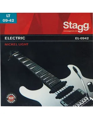 STAGG EL-0942 Χορδές Ηλεκτρικής Κιθάρας Nickel Plated .009-.042 Light
