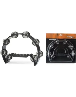STAGG TAB-2 BK Nτέφι Mισοφέγγαρο Mαύρο Mε 8  Zευγάρια Tζίλιες