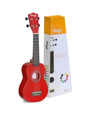 STAGG US-RED Ukulele Soprano με θήκη