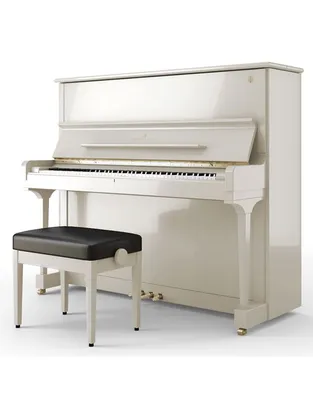 STEINWAY K-132 Πιάνο Όρθιο Ivory White