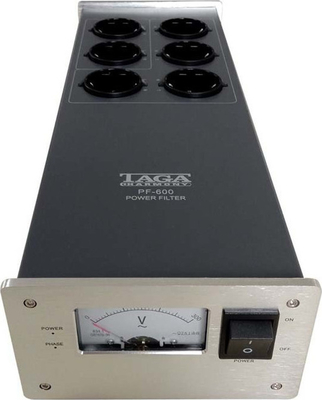Taga Harmony PF-600 Πολύπριζο Ασφαλείας 6 Θέσεων Χωρίς Καλώδιο  (Silver)