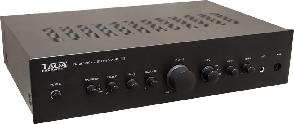 Taga Harmony TA-250MIC v.2 Ολοκληρωμένος ενισχυτής με είσοδο Μικροφώνου.