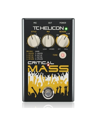 TC HELICON Critical Mass Vocal Stompbox
