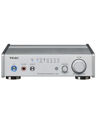 TEAC AI-303 USB DAC και Oλοκληρωμένος Eνισχυτής Aσημένιο